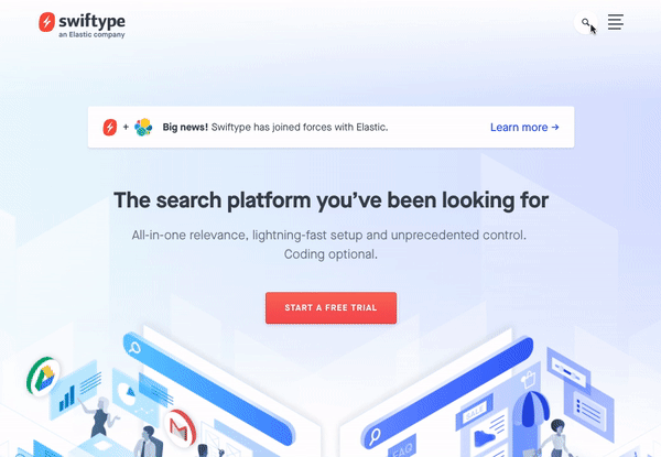 Tendance web full search