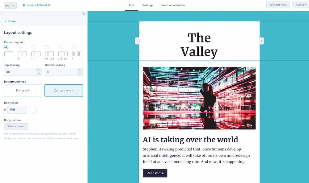 creating-email-newsletter-set-size