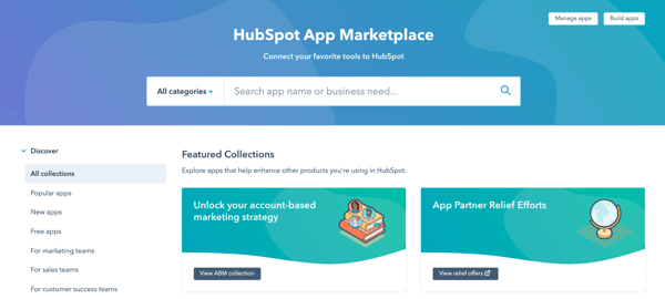 startup-marketplace-hubspot-app