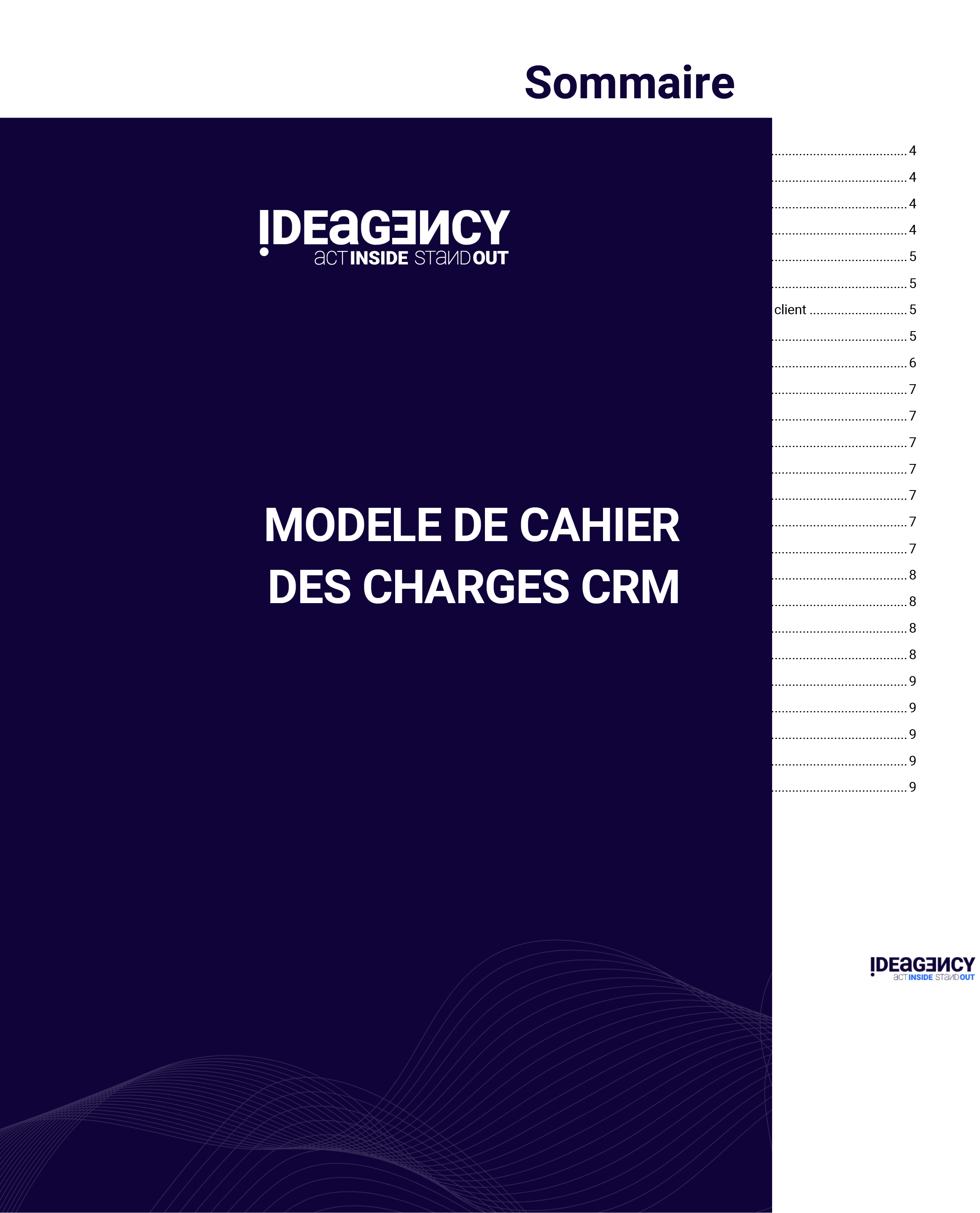 Cahier des Charges CRM